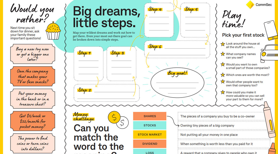Investing for your kids - CommSec