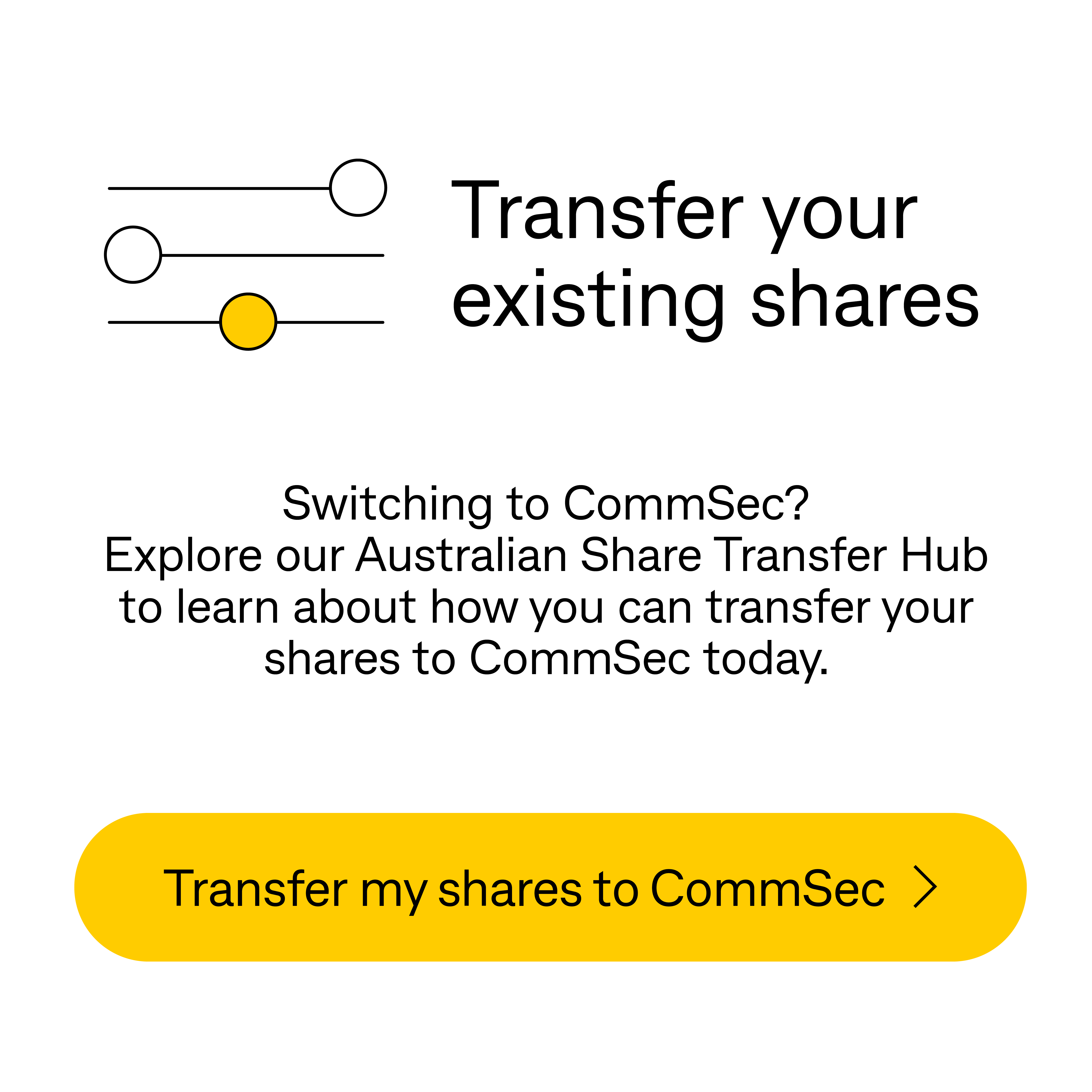Transfer my shares to CommSec